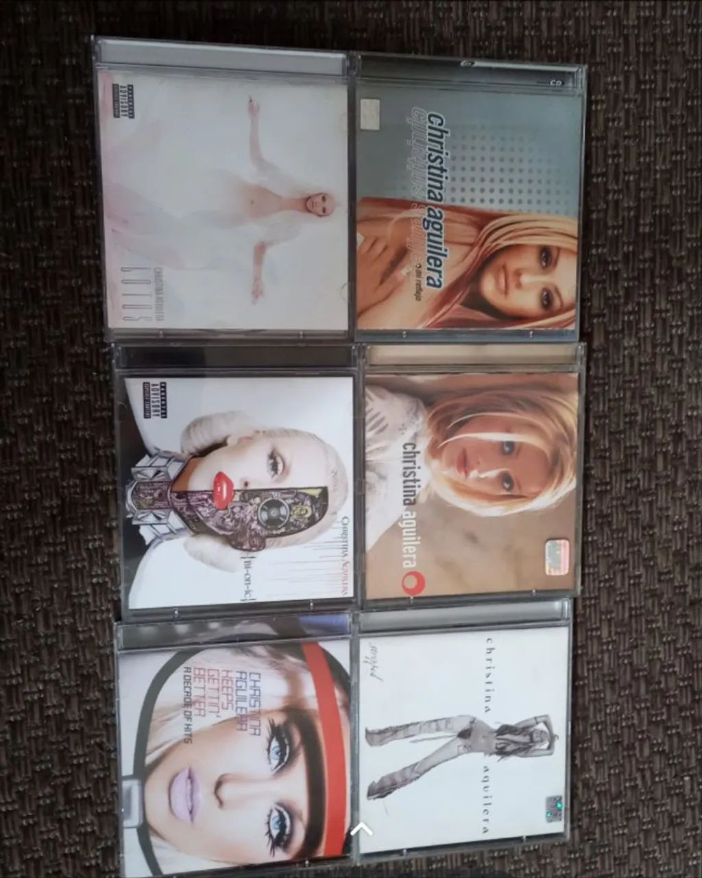 Colação CDs Christina Aguilera