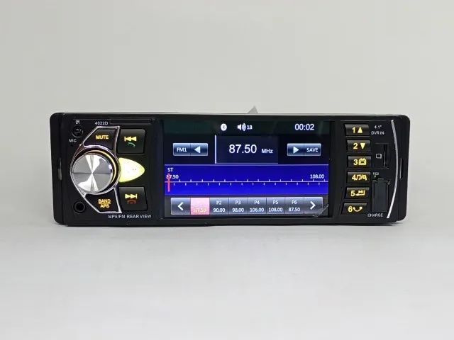 Rádio Multimídia Mp5 4.1 polegadas 1din novo - Foto 4