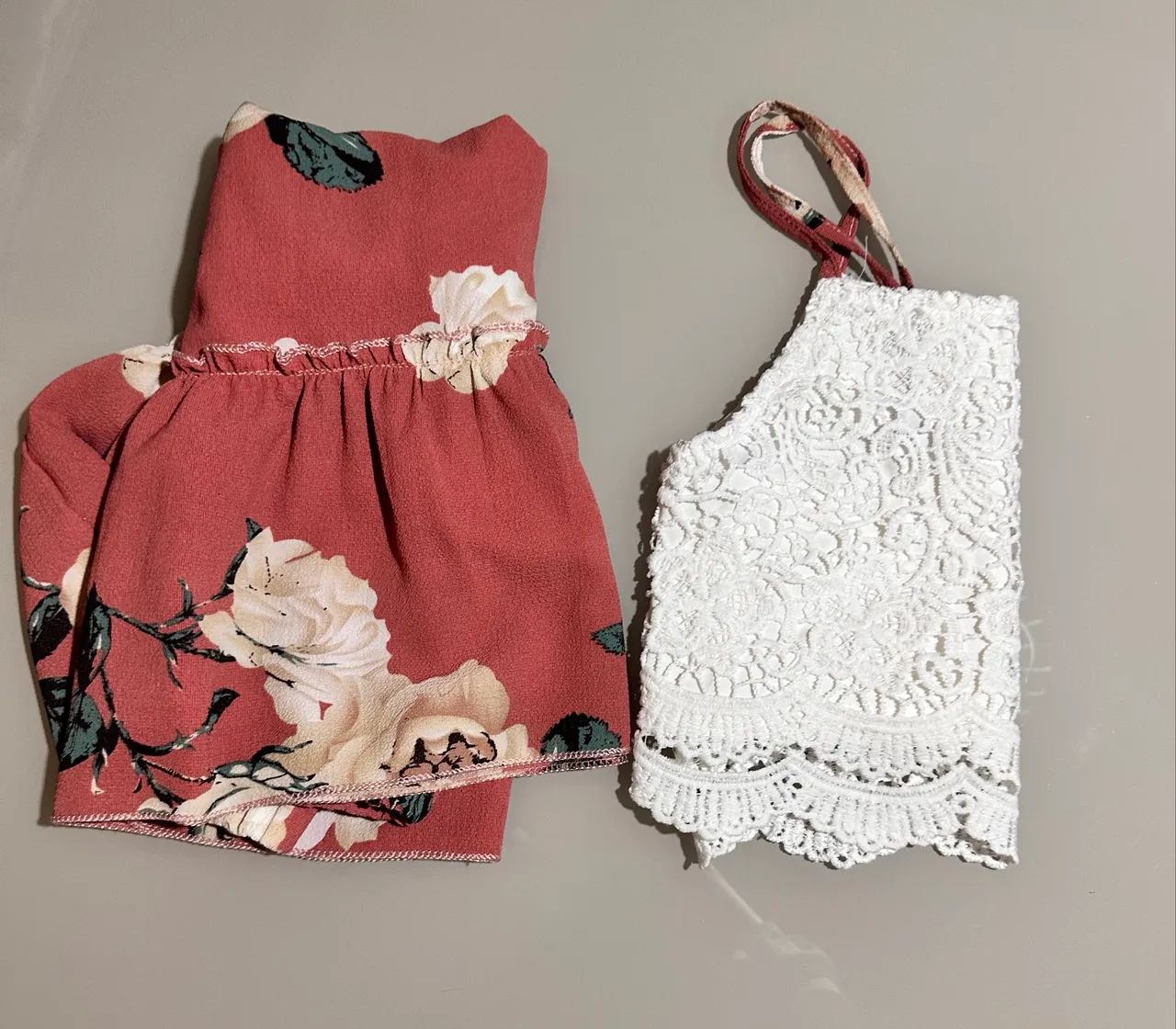 Conjunto de saia midi e cropped tamanho 9  - Foto 5