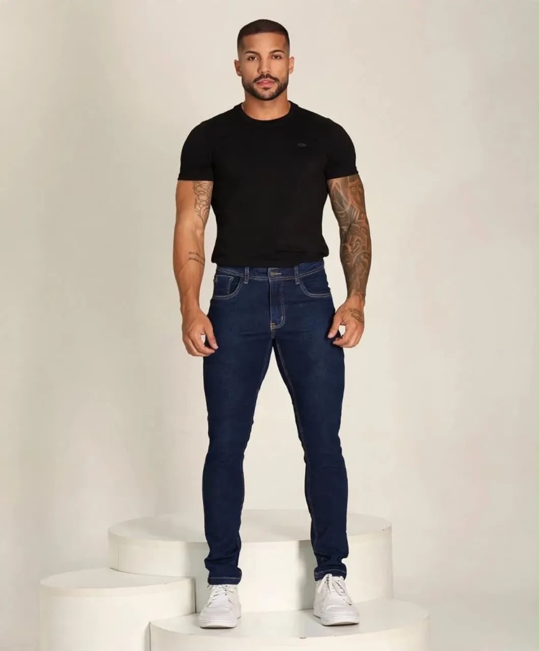 Calça jeans Jogador  - Foto 3