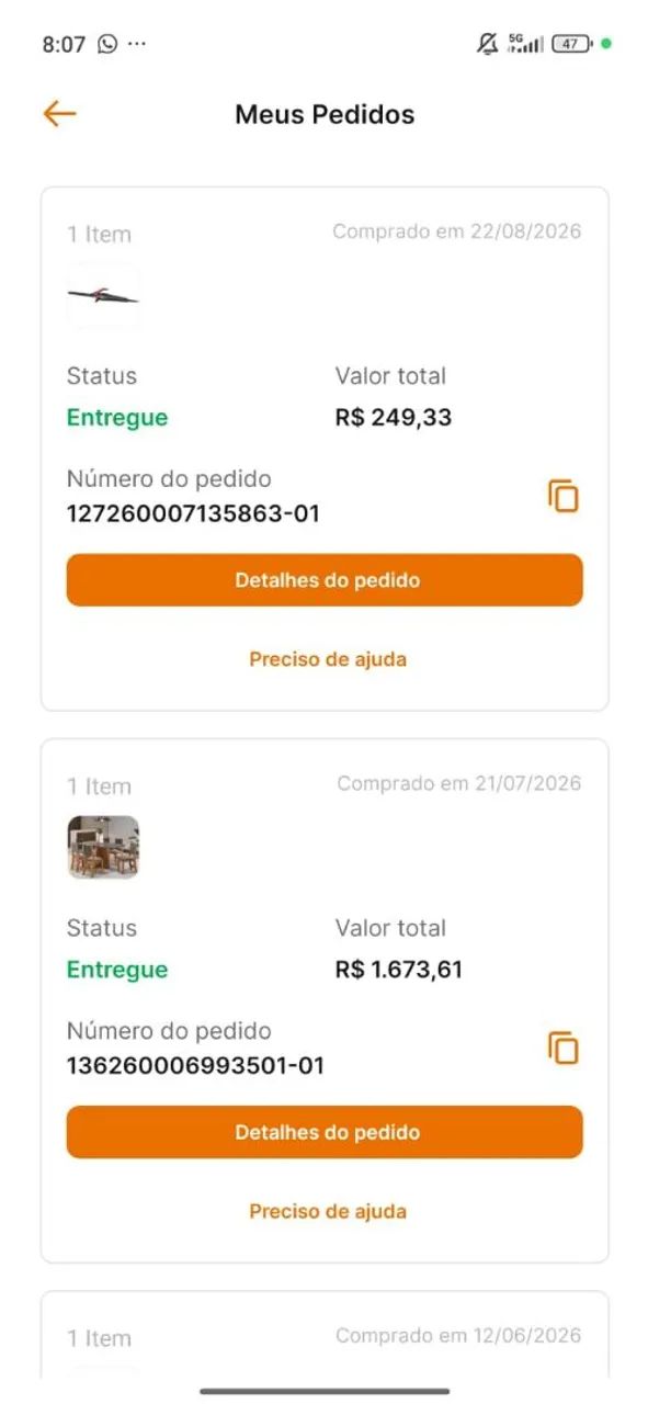 Mesa de Jantar 6 cadeiras NOVA - Foto 5