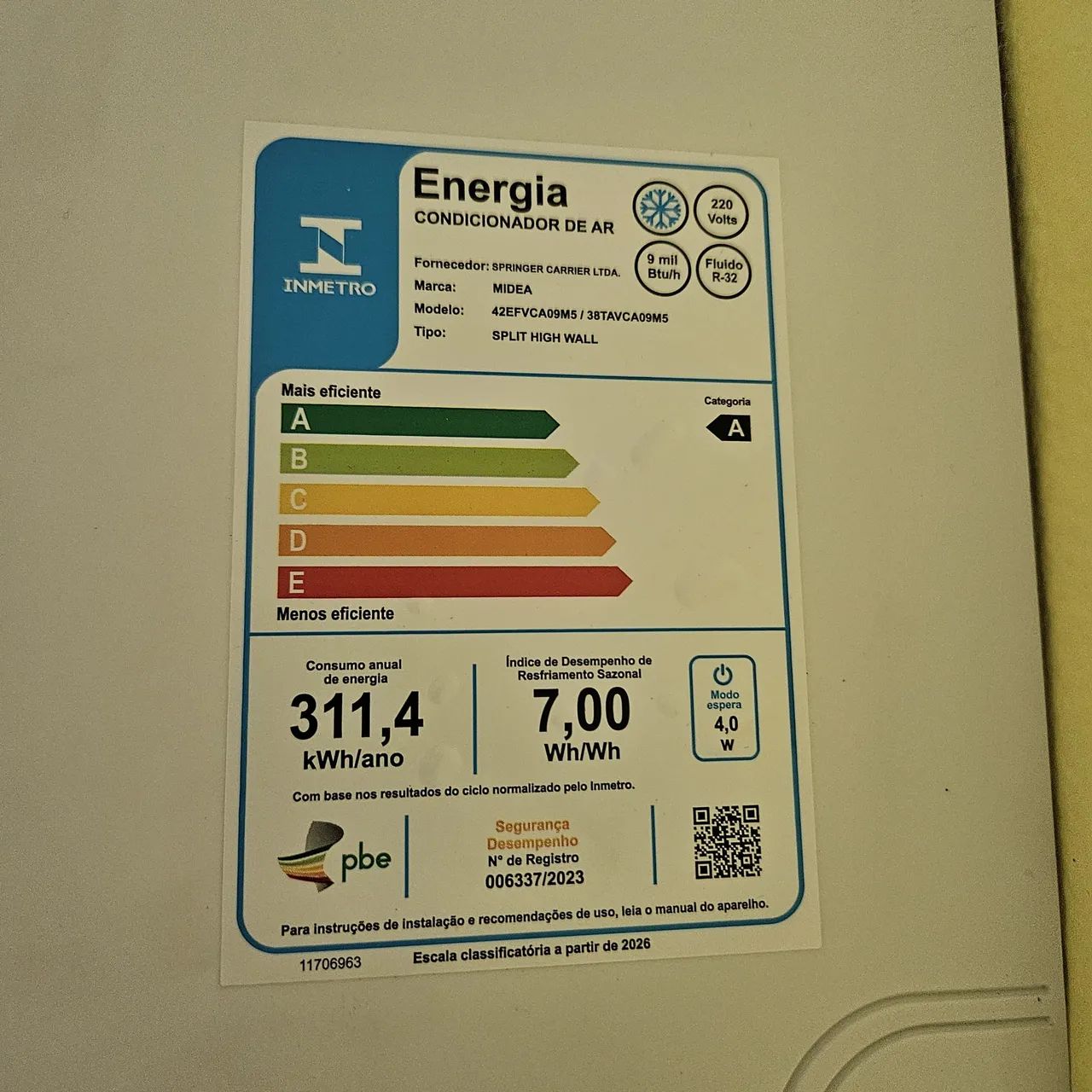 Ar-condicionado Midea Inverter 9.000 btus - Foto 3