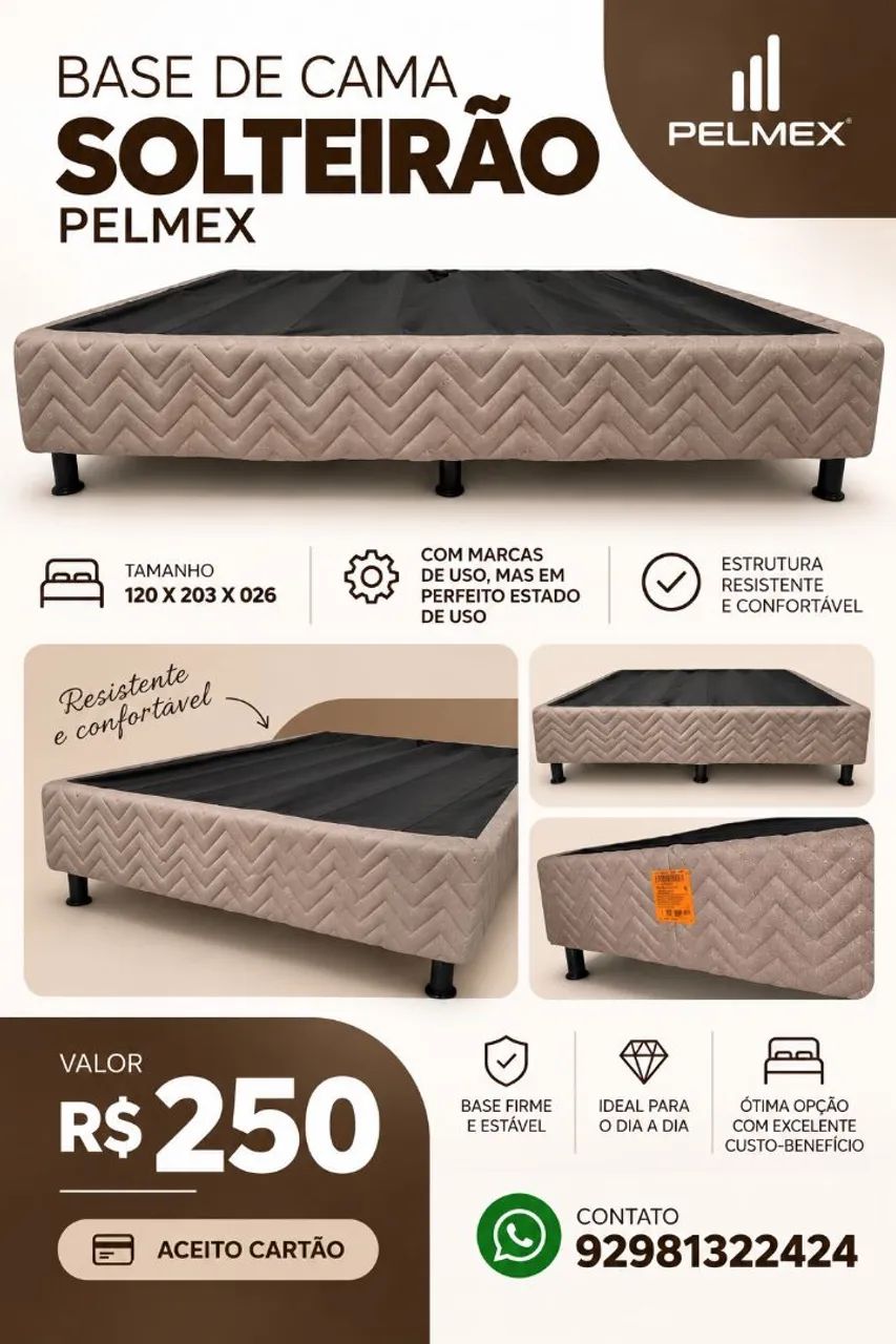 Base de Cama Solteirão 