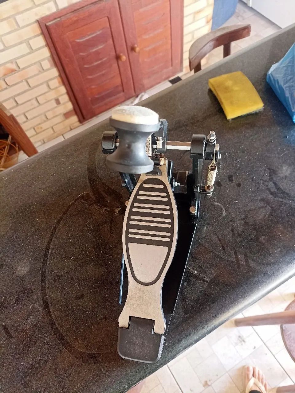Vendo pedal simples da bateria - Foto 4