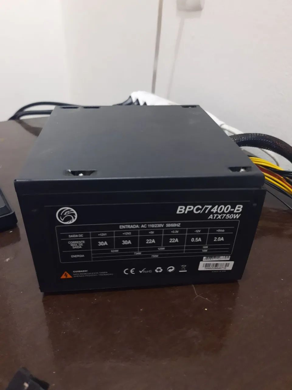 Fonte Gamer ATX 750w REAL