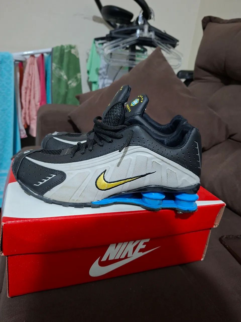 nike shox r4 brasil - Foto 4