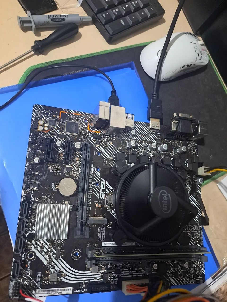 Placa mãe asus prime H410m-e 