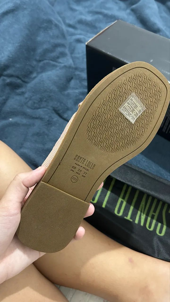 sandália SANTA LOLLA nunca usada - Foto 3