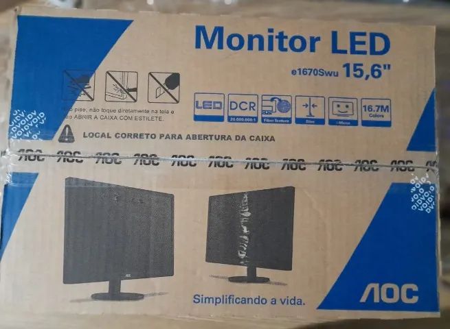 Monitor led AOC 15 polegadas novo - Foto 4