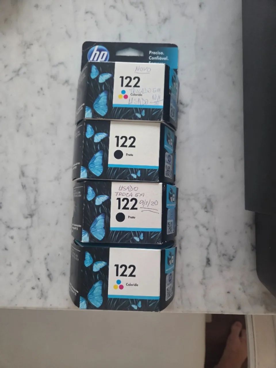 Impressora HP com 4 cartuchos de tinta  - Foto 2