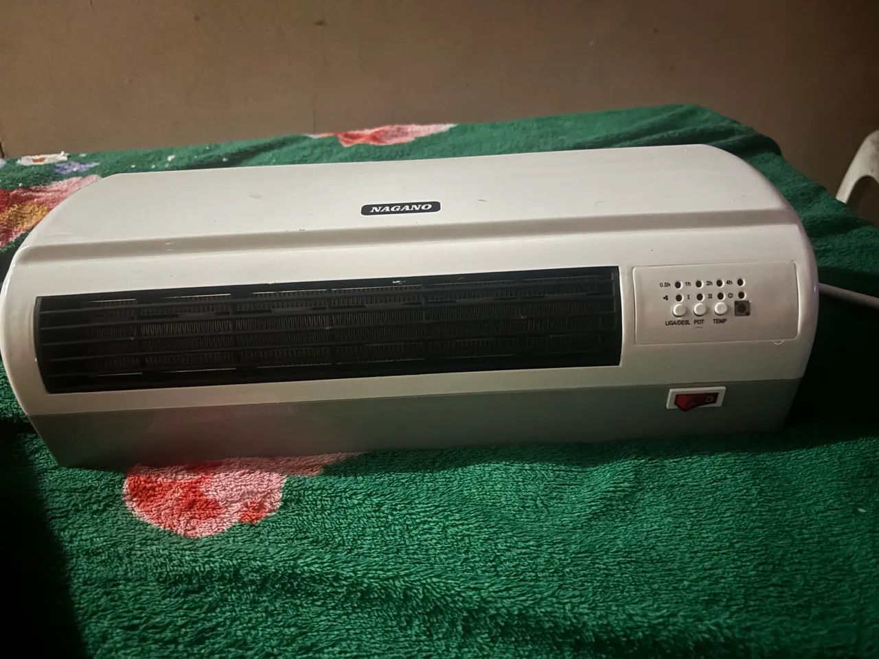 Aquecedo esquenta e ventila 