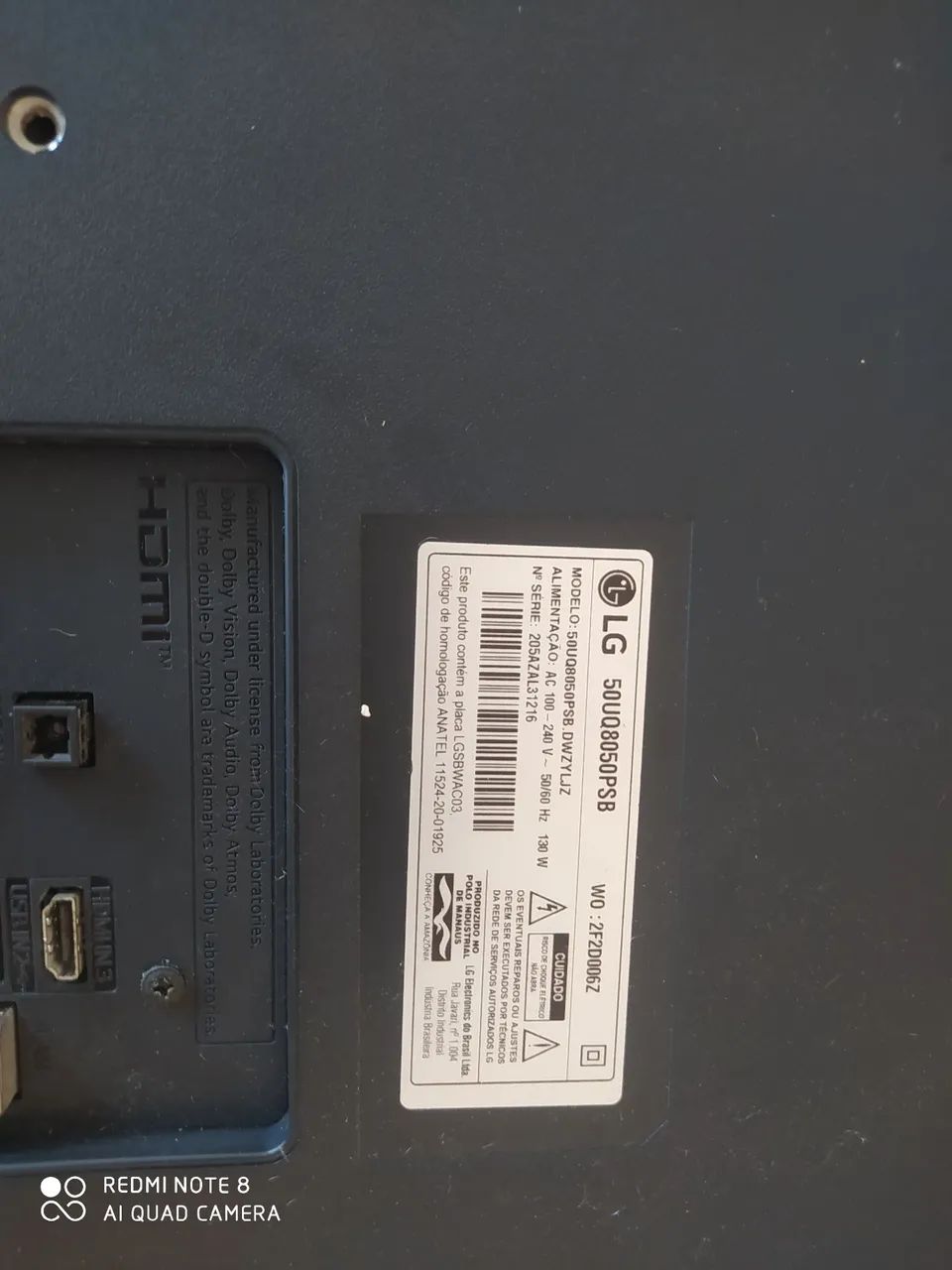 TV LG 50 POLEGADAS SMART COM DEFEITO, TEM ÁUDIO MÁS NÃO TEM IMAGEM  - Foto 2