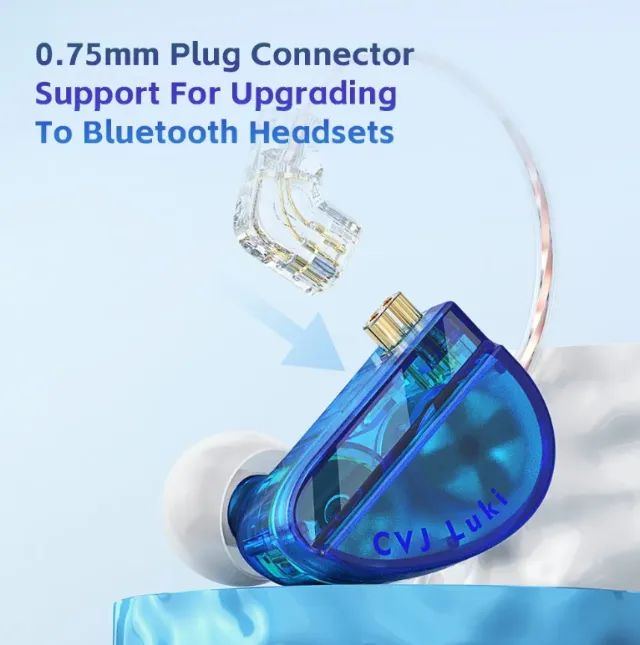Fone De Ouvido Cvj Luki Dual Dynamic Driver Sem Microfone - Foto 4
