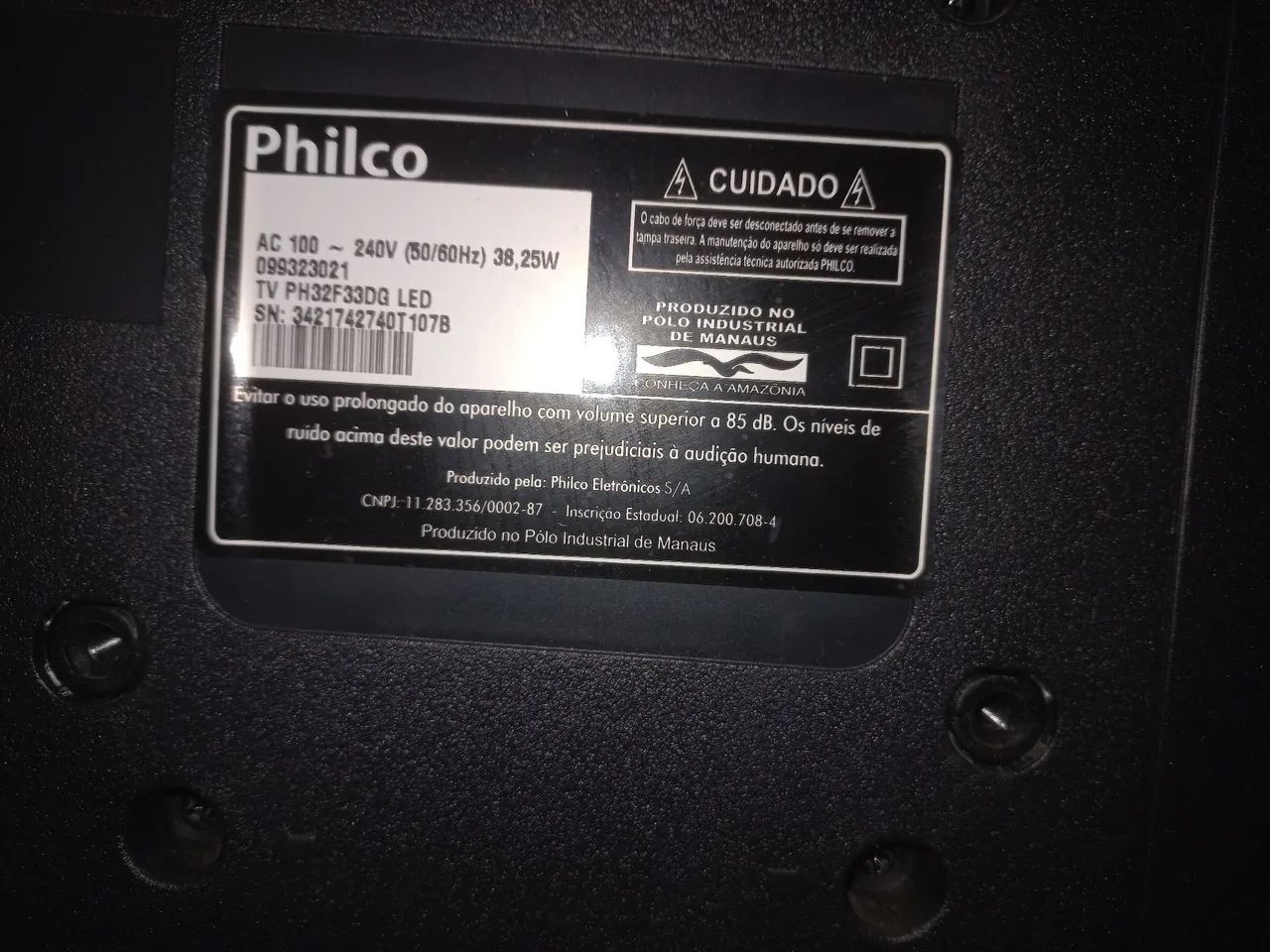 Tv Philco LCD 32" acompanha controle 300 - Foto 2