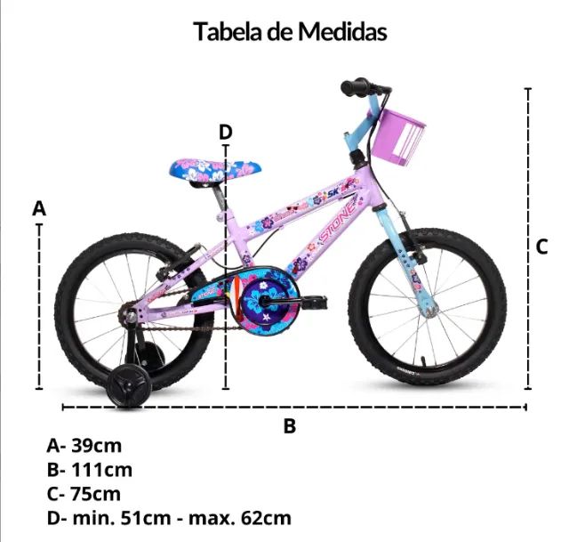 BIKE ARO 16 DO STITCH - NOVA - Foto 4