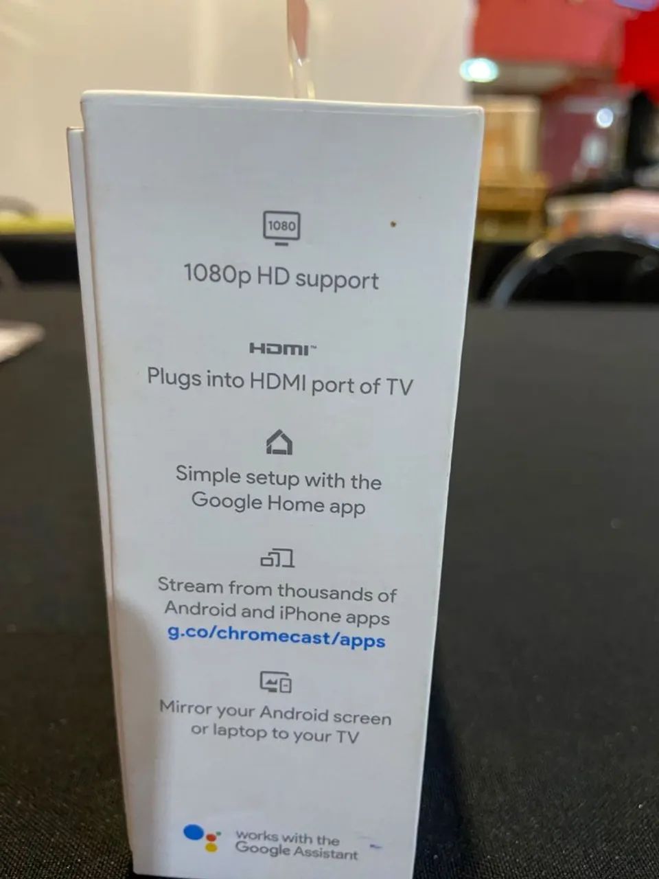 Chromecast com cabo USB e caixa - Foto 5