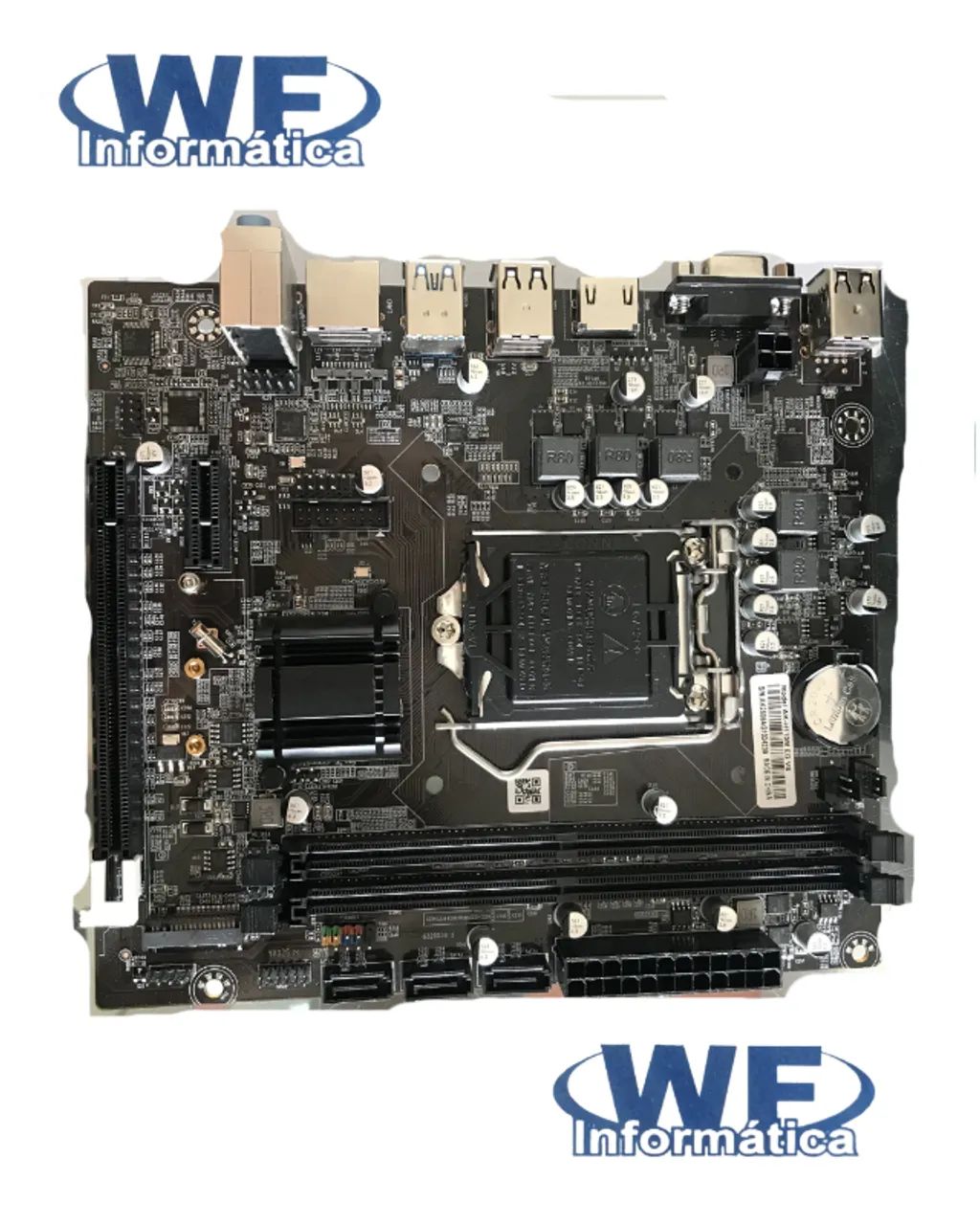 PLACA MÃE H110M 1151 DDR4 6 E 7 GERAÇÃO JAB NOVA 