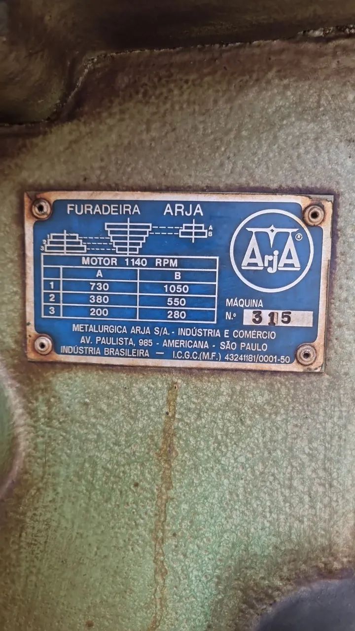 Furadeira de coluna ARJA 30MM ROBUSTA  - Foto 5