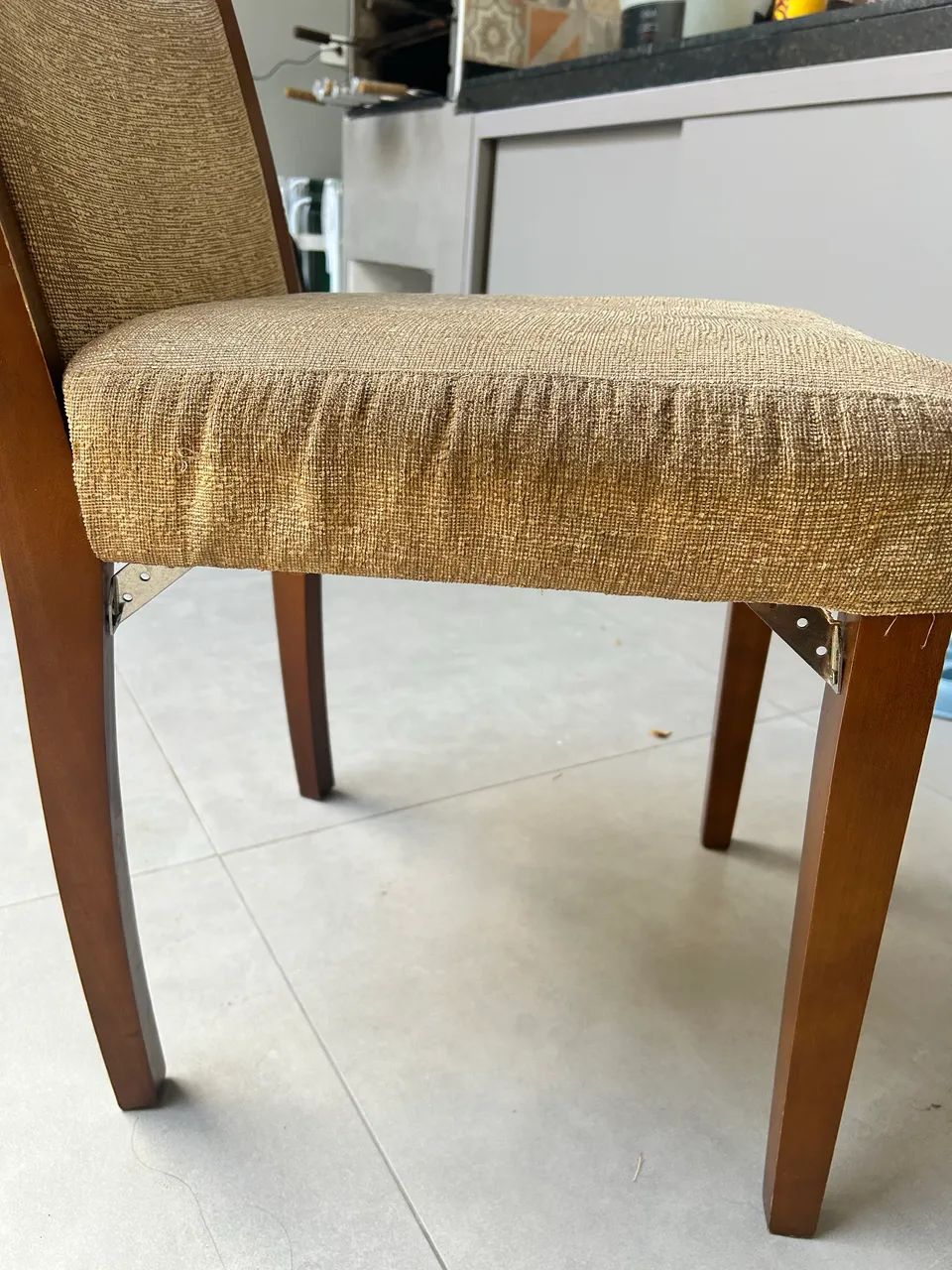Mesa tampo de vidro jantar 6 lugares - Foto 2