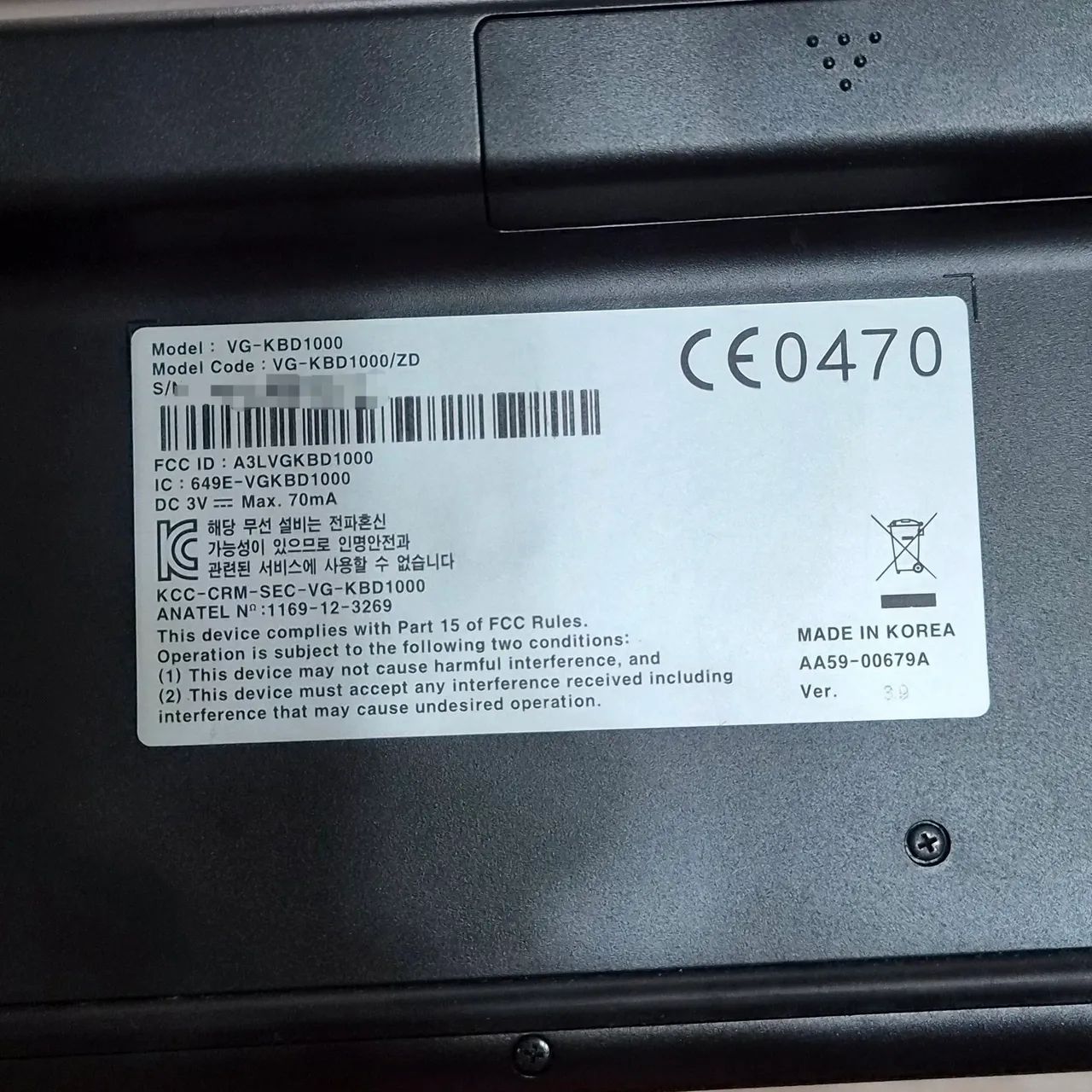 Teclado Smart Samsung VG-KBD1000 - Bluetooth com Touchpad - Foto 3