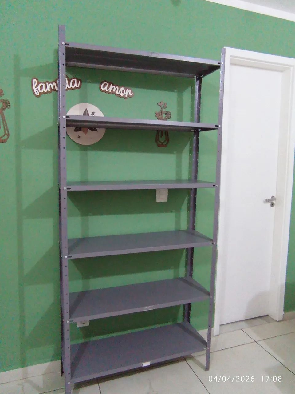 Estante de aço com 6 prateleiras - Foto 2