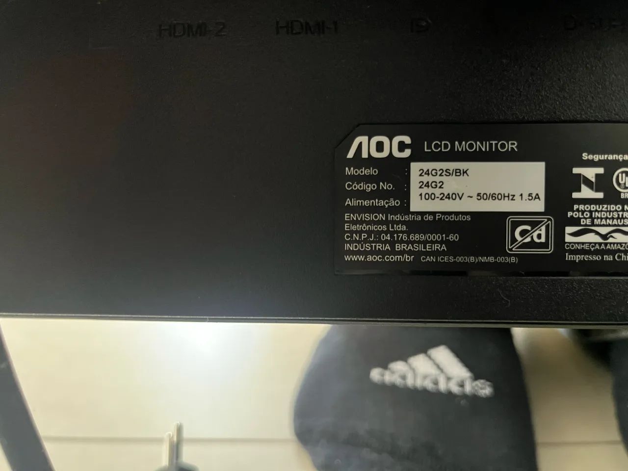 Monitor Gamer AOC 24G2S/BK 24? 165Hz - Foto 4