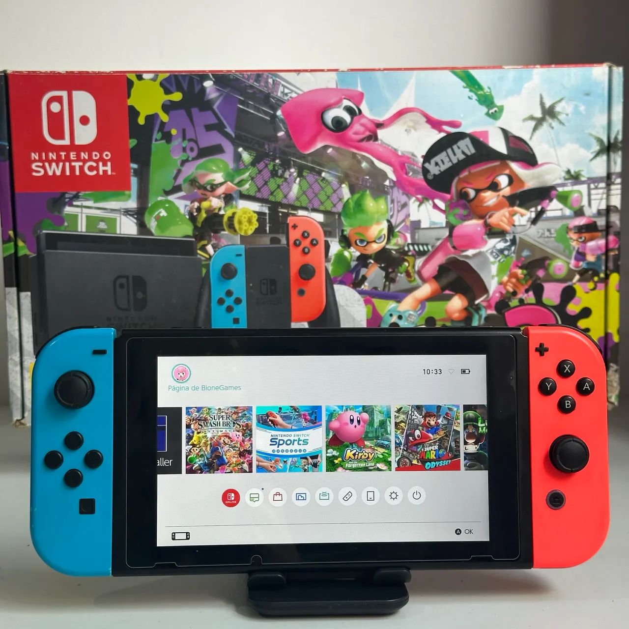 Nintendo Switch V1 Desbloqueado 128gb Software Usado - Foto 2