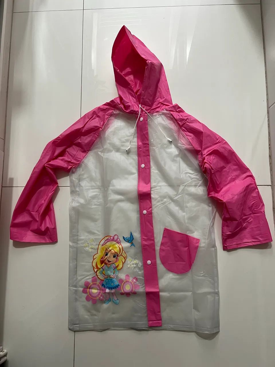 Capa de chuva infantil usada 2 vezes novinha - Foto 2