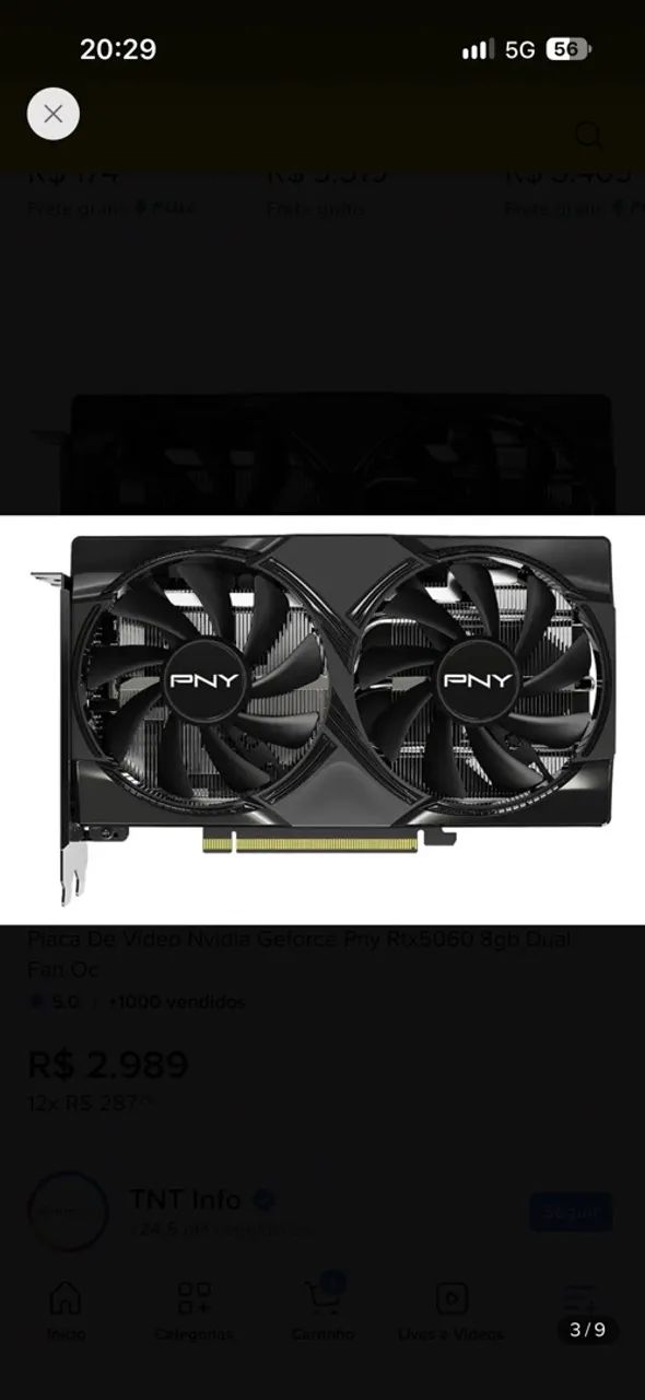 RTX 5060 PNY 8GB - Foto 2