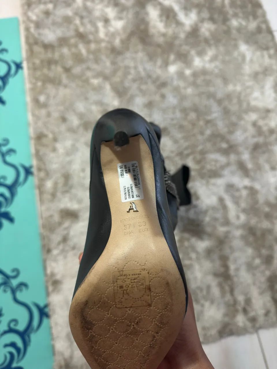 BOTA AREZZO EM COURO - TAM. 37 - Foto 2