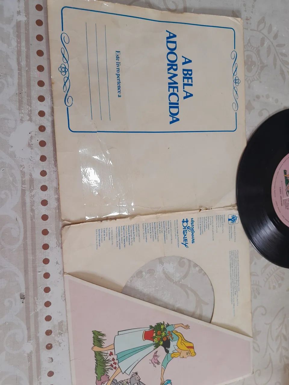 Vinil Disney 7polegadas ano 1978 - Foto 3