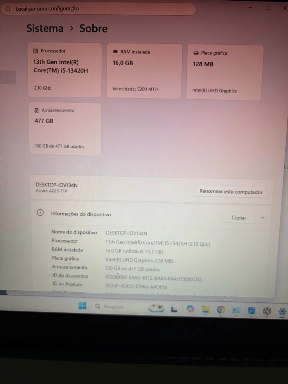 Notebook Acer Go15 - Foto 5
