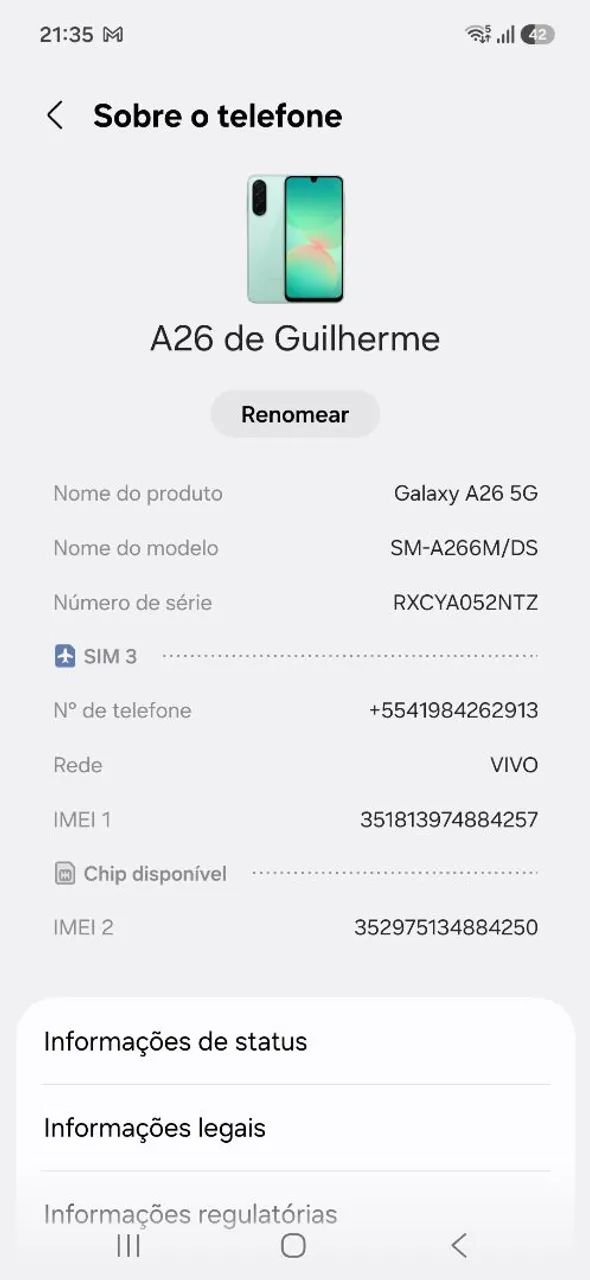 Samsung A26  - Foto 3