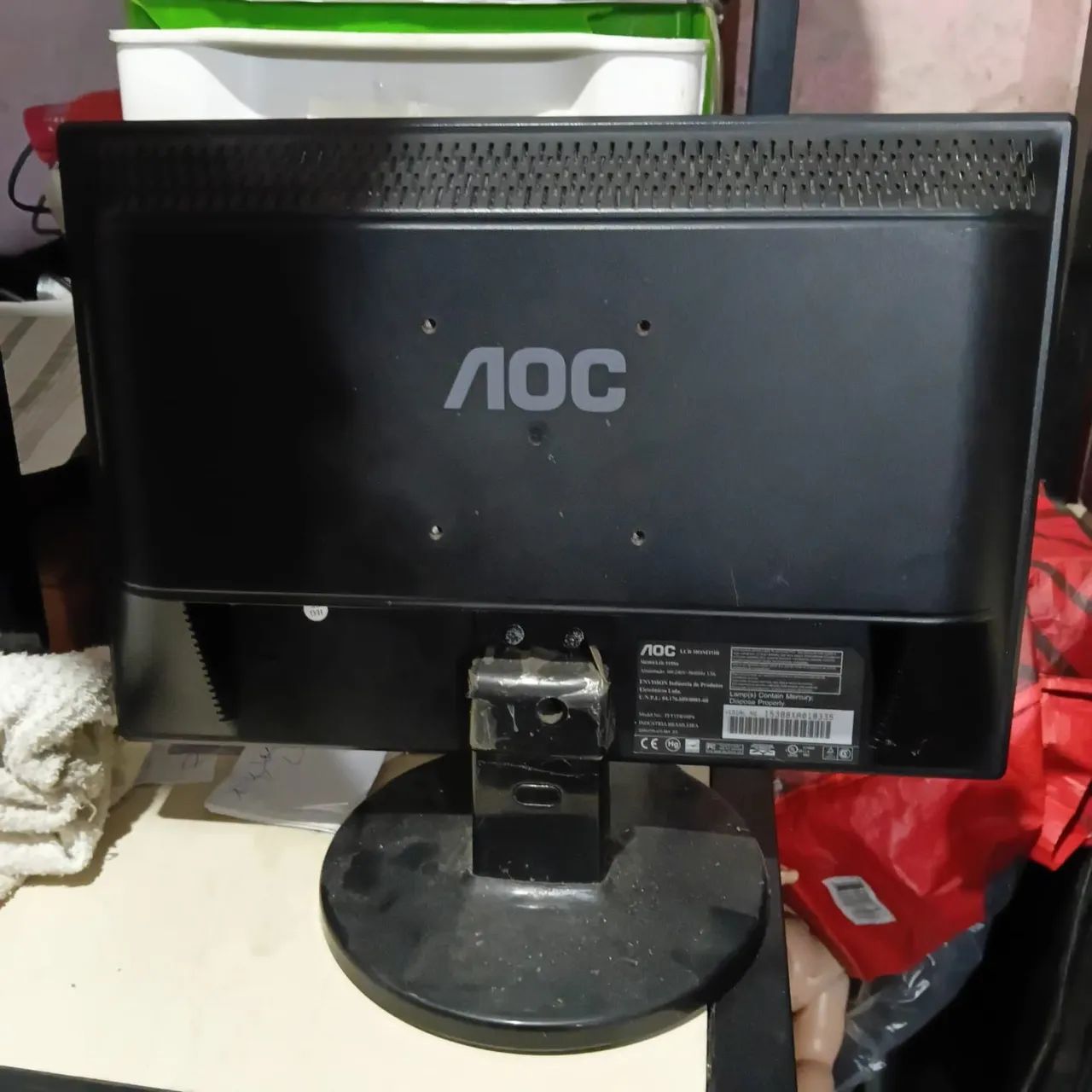 Monitor AOC 15" Widescreen 519Sw - Funcionando - Foto 2