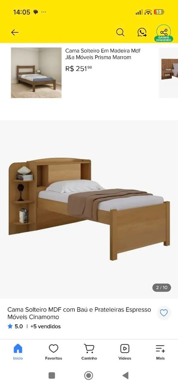 Cama de solteiro  - Foto 2