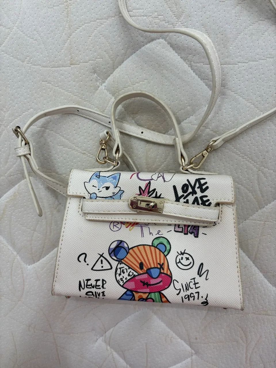 Bolsa de ombro off white - Foto 4