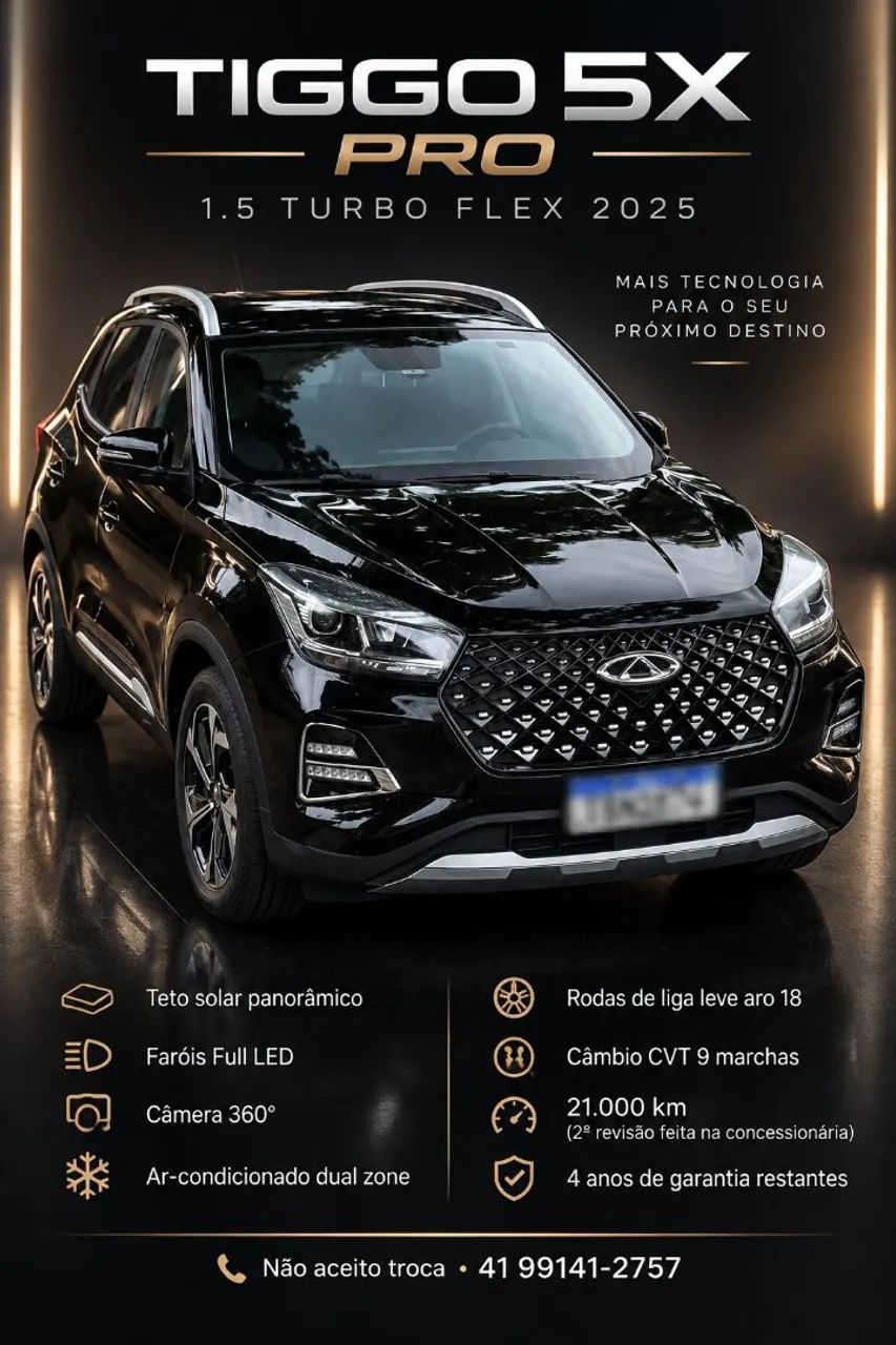 Caoa Chery Tiggo TIGGO 5X PRO 1.5 TURBO FLEX AUT. 2025
