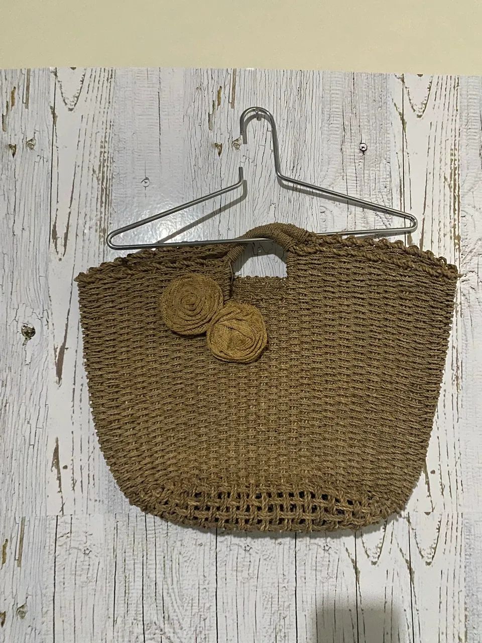 Bolsa sacola palha trançada marca Mixed - Foto 2