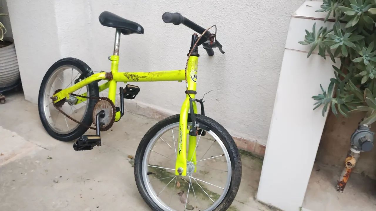 Bicicleta aro 16 com rodas de alumínio 
