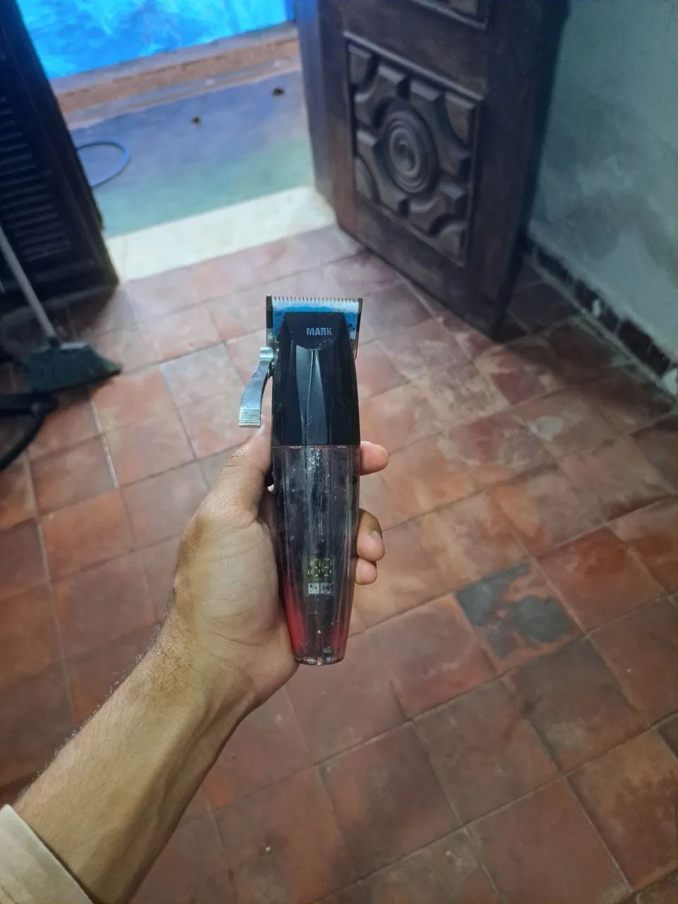Máquinas de corte de cabelo. 