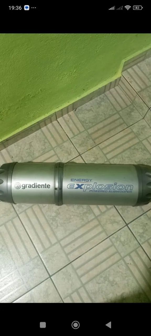 Caixa subwofer gradiente energy explosion 