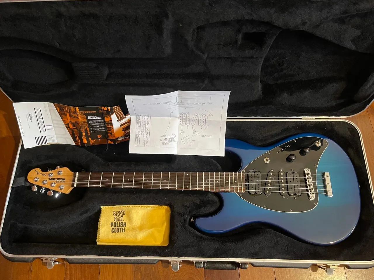 MUSICMAN Steve Morse 1993年製 Guitarra Musicman Steve Morse Blue - Instrumentos musicais - Asa