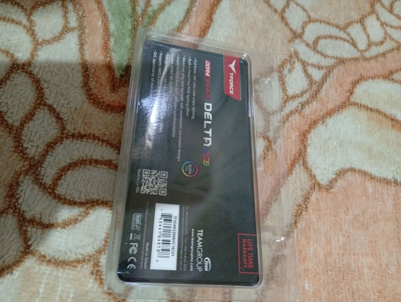 Memória ram  T-force delta 8gb - Foto 2