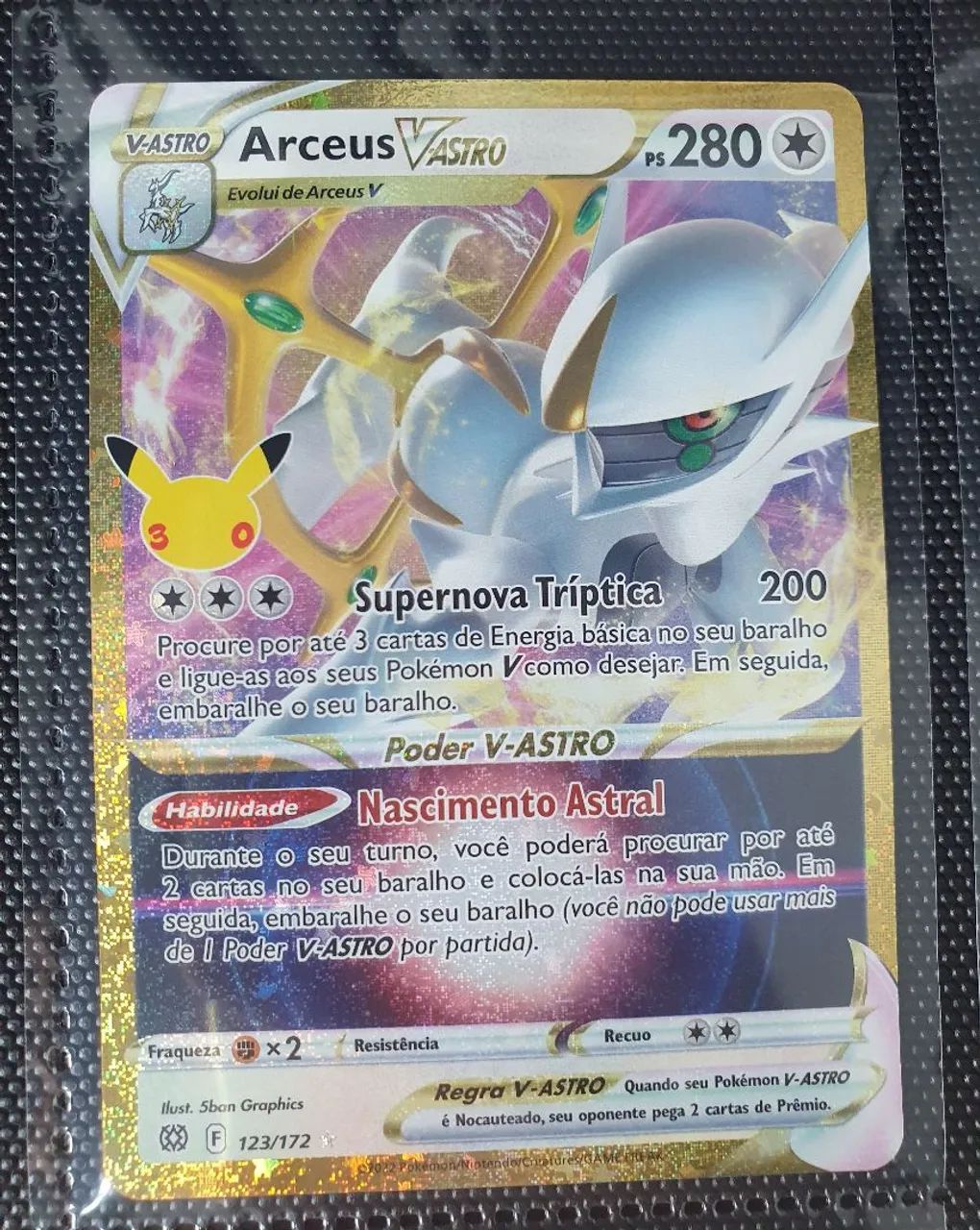 Arceus V Astro (123/172) Celebrações 30 anos