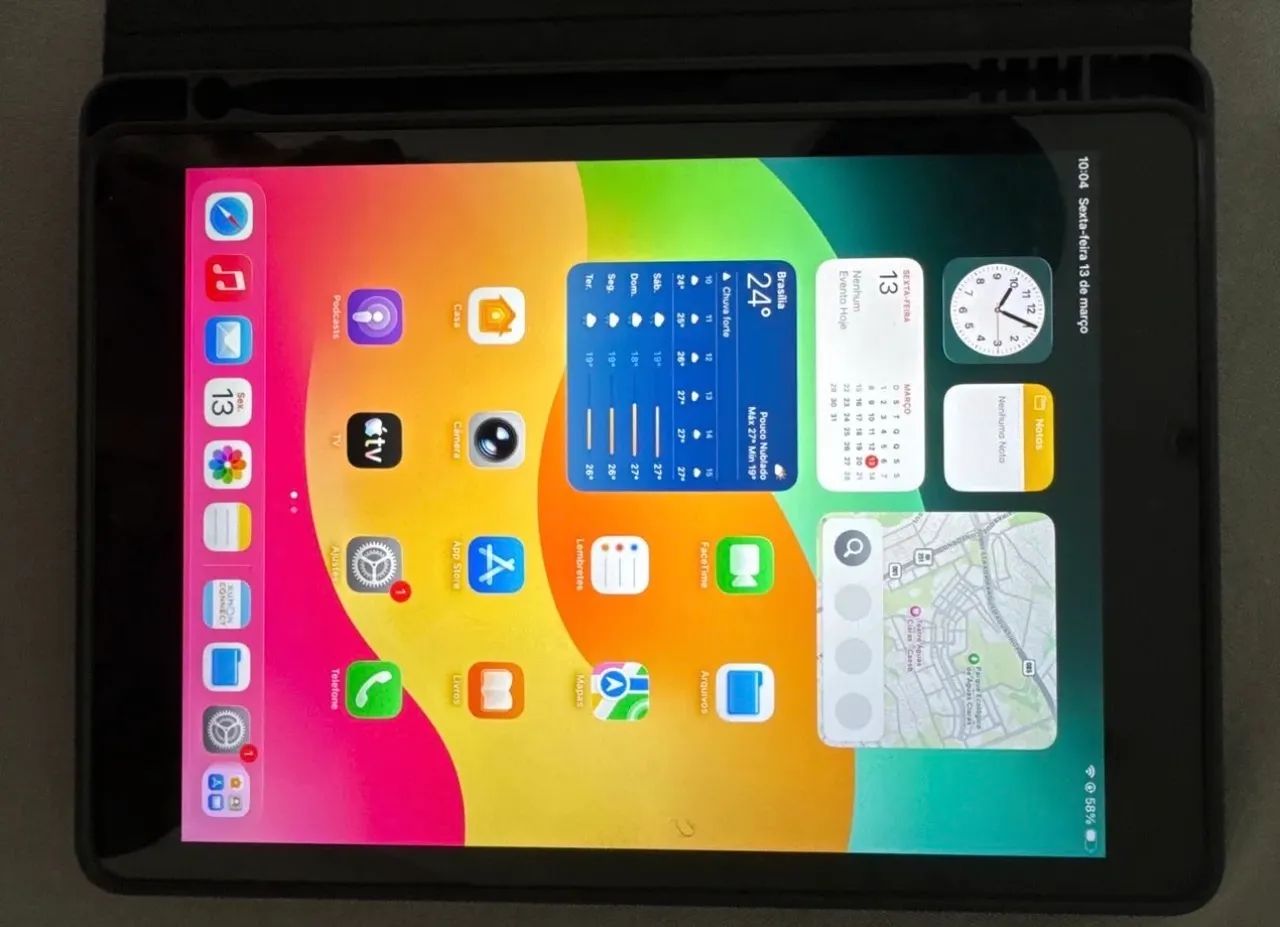IPAD 9 GERAÇÃO 64 GB ACOMPANHA APPLE PENCIL ORIGINAL - Tablets e E