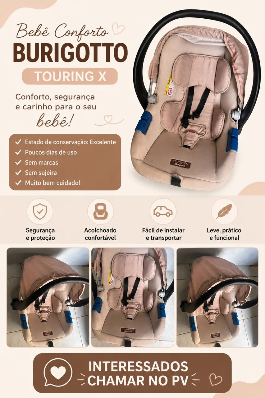 Bebê conforto burigotto 