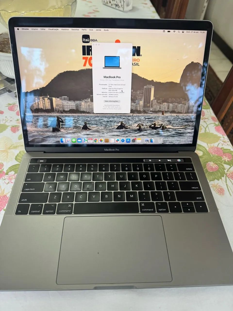 MacBook Pro 13? 2017 - 4 portas Thunderbolt 3