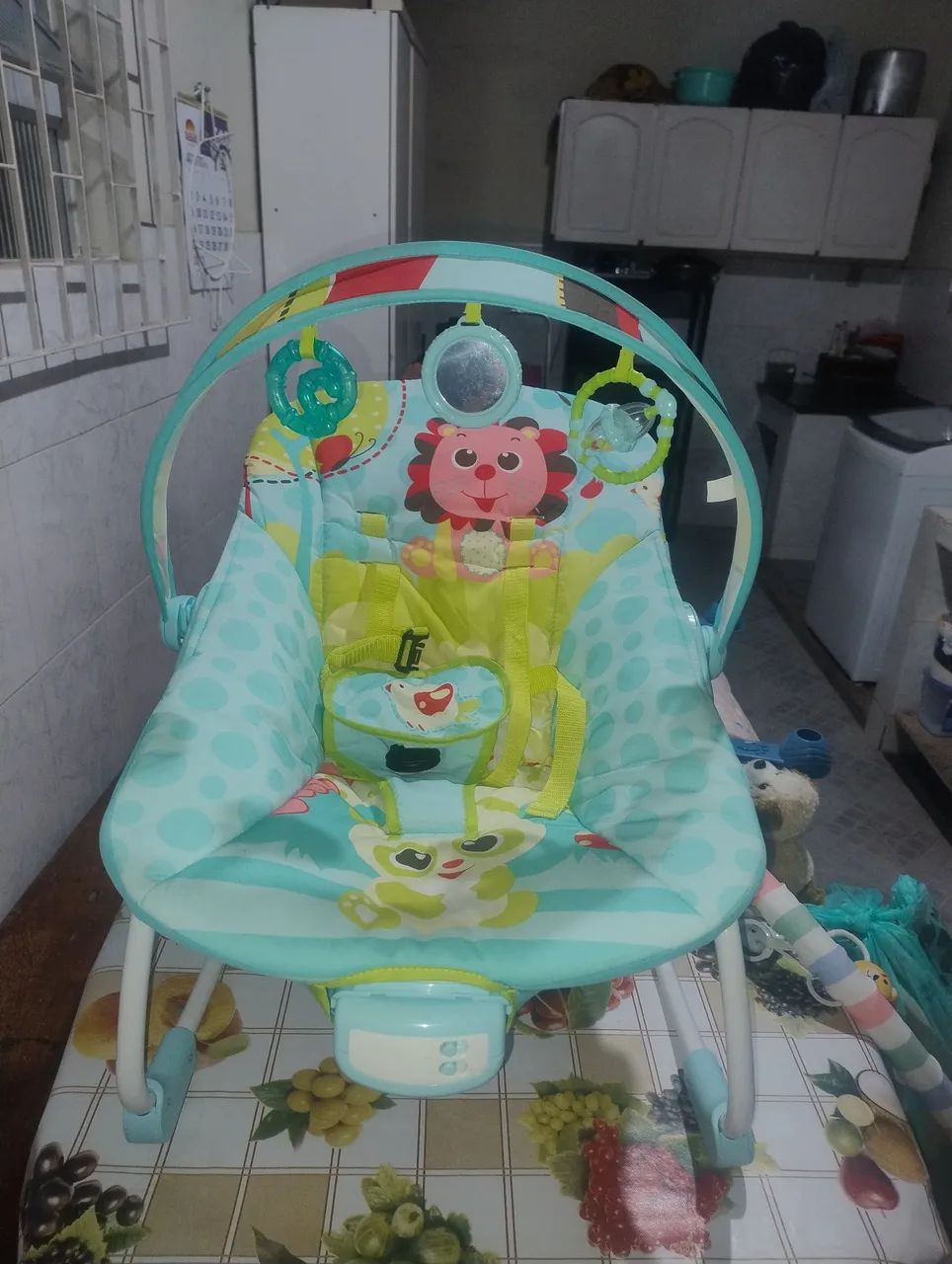 Cadeirinha de descanso pra bebe