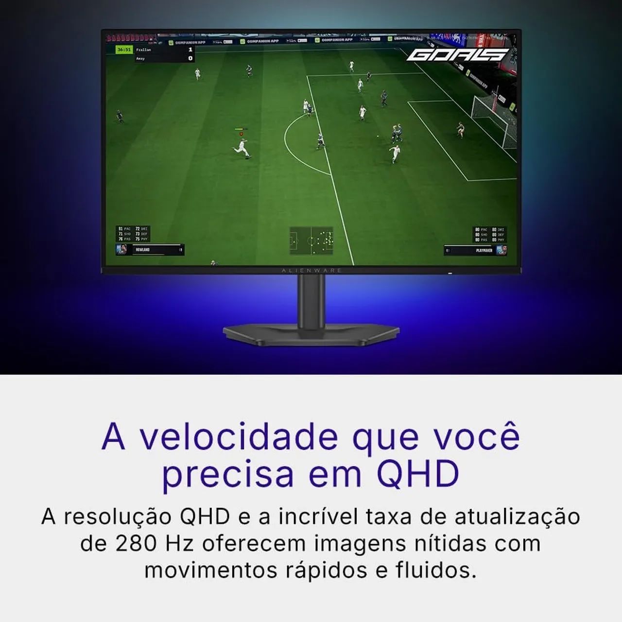 Monitor Gamer Alienware 27" polegadas, QHD, 280 Hz, IPS, AW2726DL lacrado - Foto 4