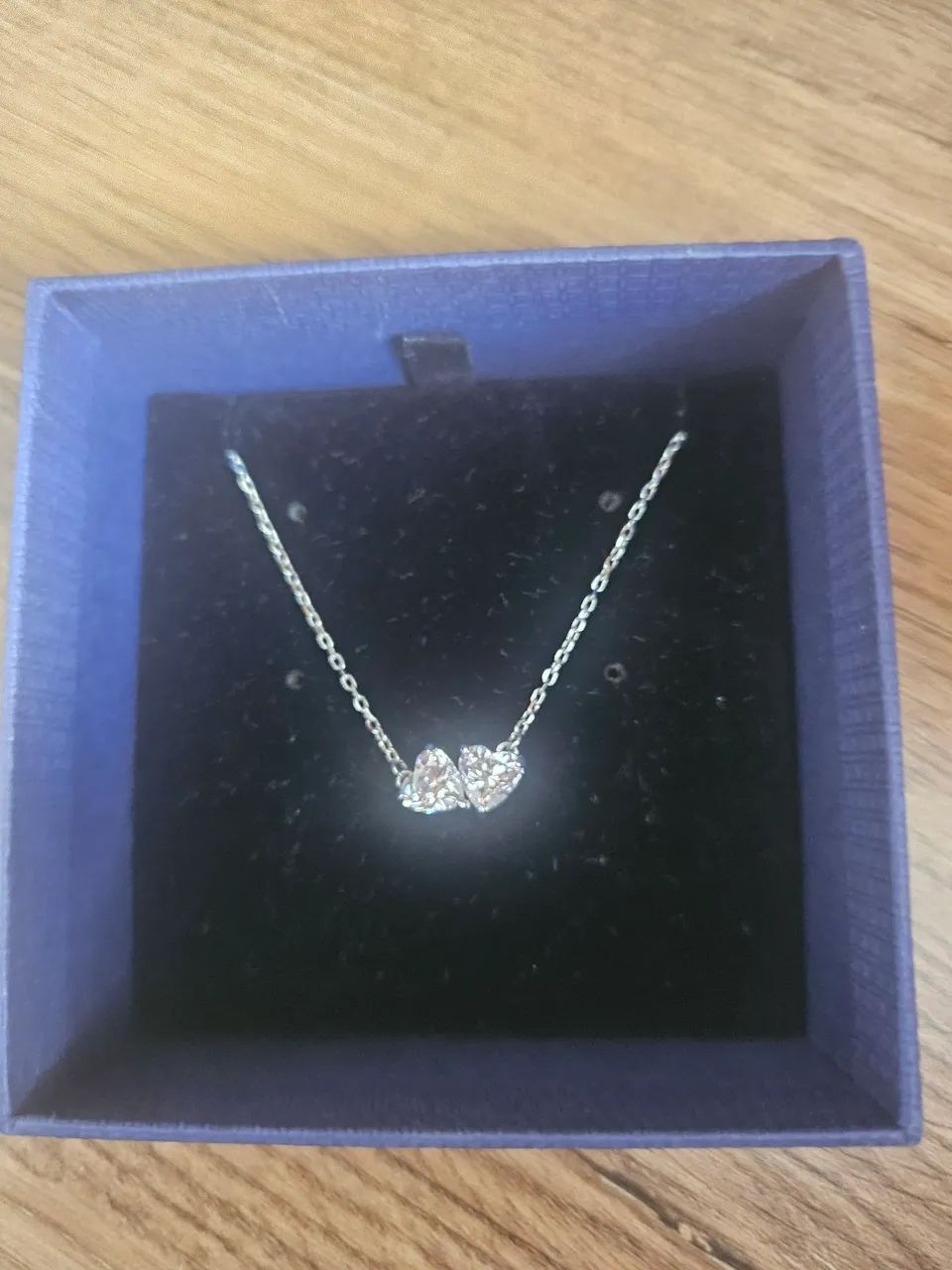 Colar swarovski orifício na caixa e sacola - Foto 4